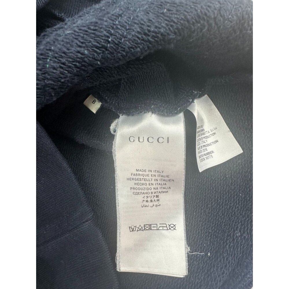 Gucci Children's Navy Sports Jacket With a Branded Ribbon Size 8 Italy - Picture 6 of 10